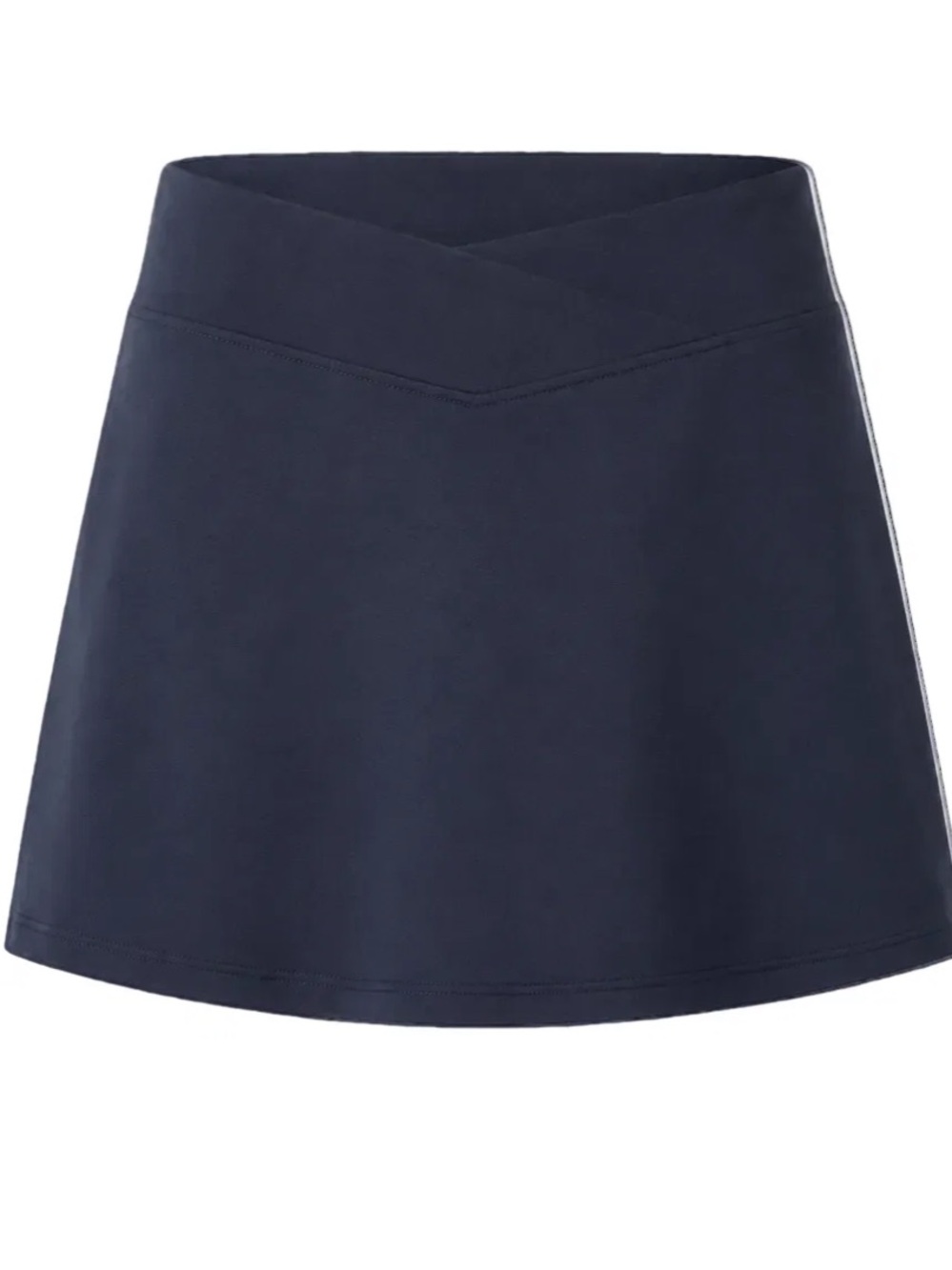 Lezat Organic Cotton A-Line active skort- Navy size medium